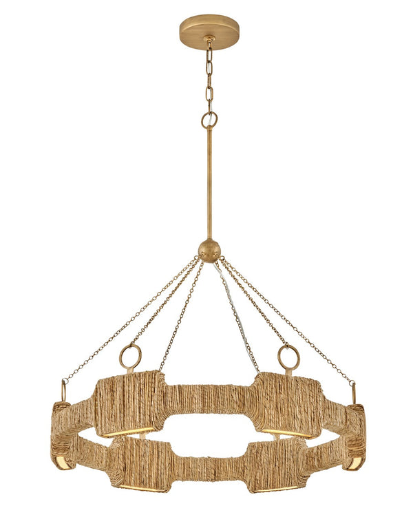 Hinkley - 34106BNG - LED Chandelier - Raffi - Burnished Gold from Lighting & Bulbs Unlimited in Charlotte, NC