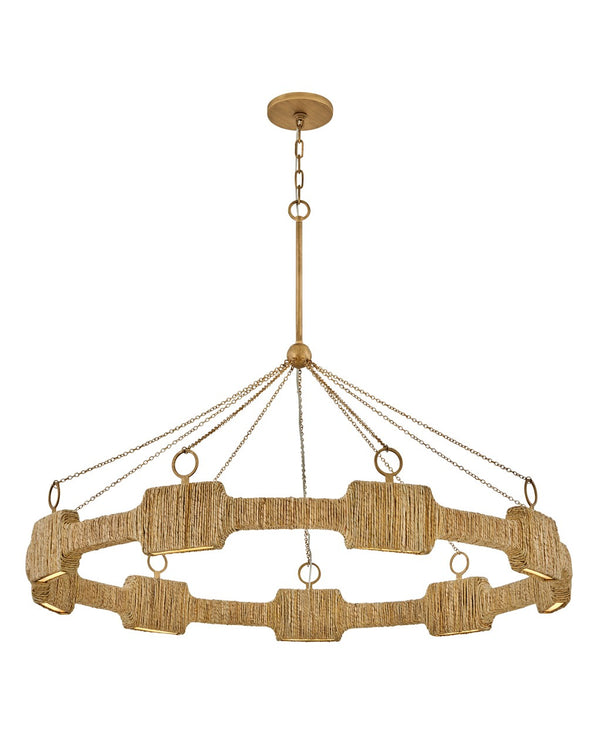 Hinkley - 34108BNG - LED Chandelier - Raffi - Burnished Gold from Lighting & Bulbs Unlimited in Charlotte, NC