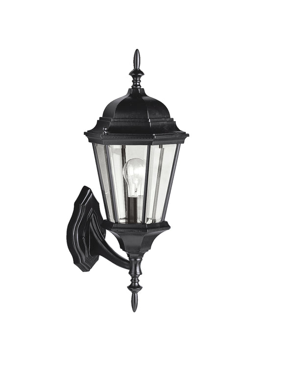 Kichler - 9653BK - One Light Outdoor Wall Mount - Madison - Black from Lighting & Bulbs Unlimited in Charlotte, NC