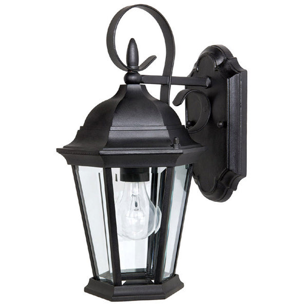 Capital Lighting - 9726BK - One Light Outdoor Wall Lantern - Carriage House - Black from Lighting & Bulbs Unlimited in Charlotte, NC