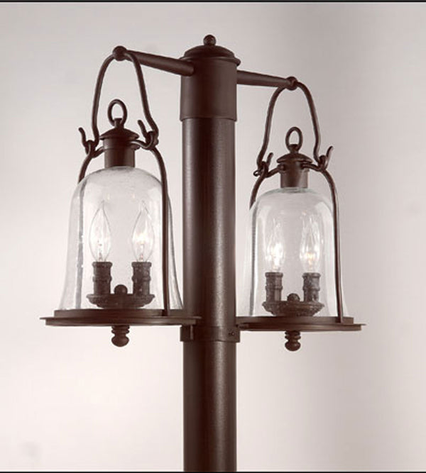Troy Lighting - P9464NB - Four Light Post Lantern - Owings Mill - Natural Bronze from Lighting & Bulbs Unlimited in Charlotte, NC