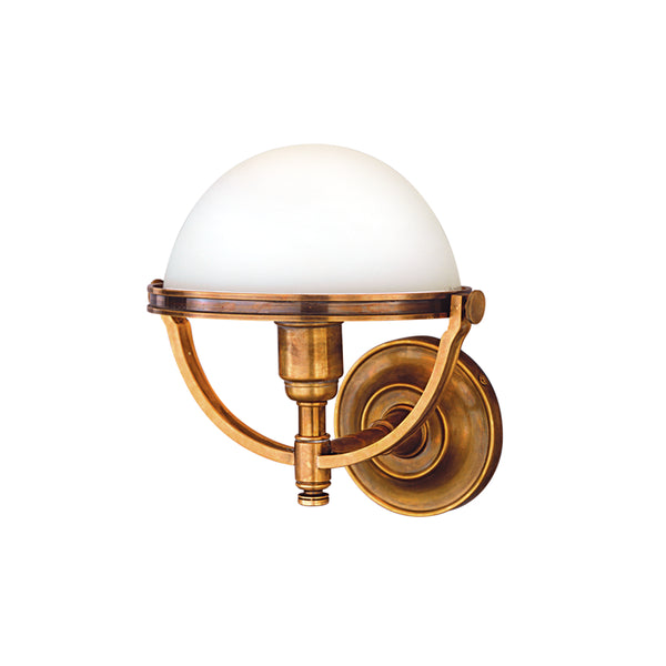 Hudson Valley - 3301-AGB - One Light Wall Sconce - Stratford - Aged Brass from Lighting & Bulbs Unlimited in Charlotte, NC