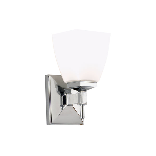 Hudson Valley - 651-PC - One Light Bath Bracket - Kent - Polished Chrome from Lighting & Bulbs Unlimited in Charlotte, NC
