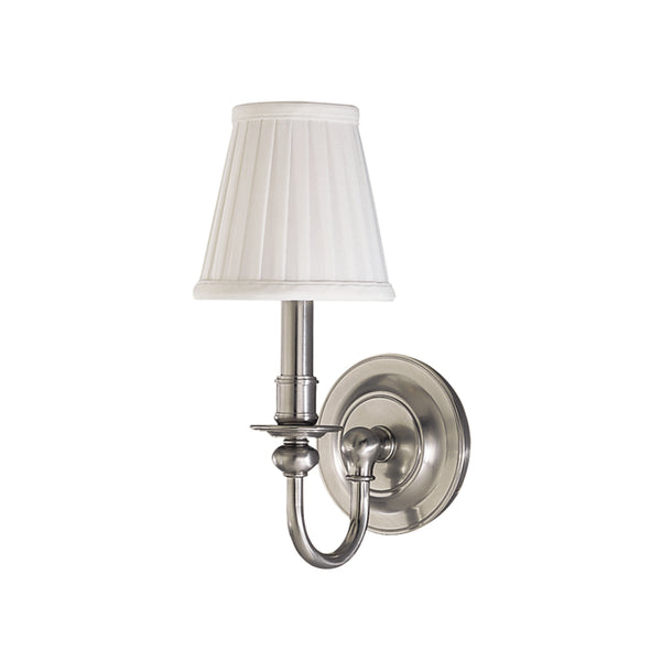 Hudson Valley - 1901-SN - One Light Wall Sconce - Beekman - Satin Nickel from Lighting & Bulbs Unlimited in Charlotte, NC