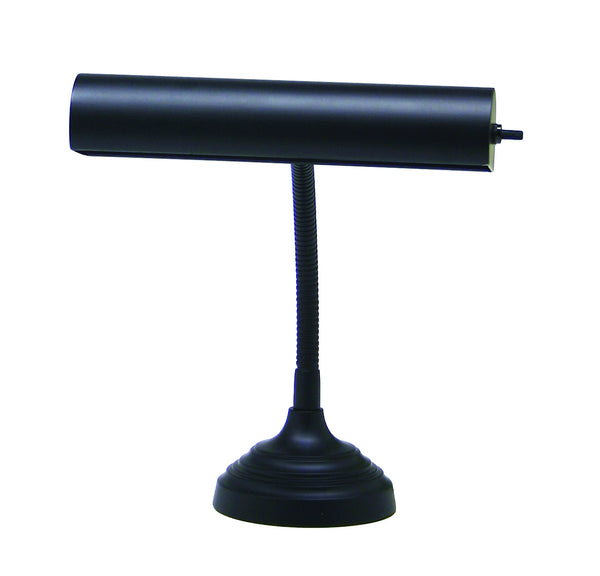 One Light Piano/Desk Lamp from the Advent Collection in Black Finish by House of Troy