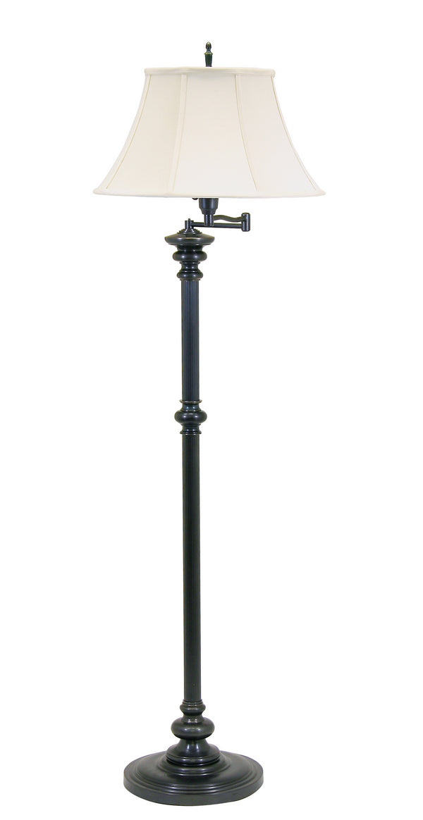 One Light Floor Lamp from the Newport Collection in Oil Rubbed Bronze Finish by House of Troy (on Backorder ~4/10/2023*)