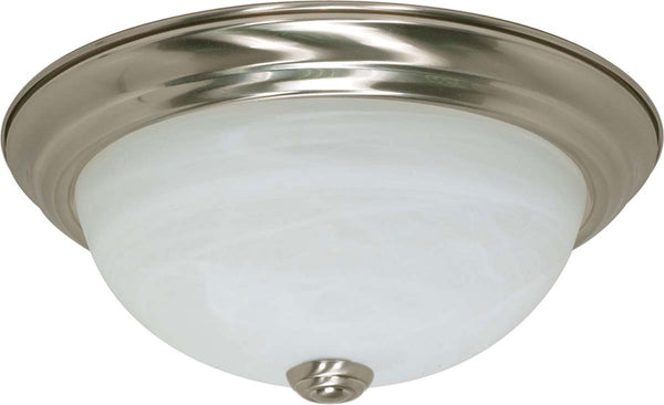 Nuvo Lighting - 60-197 - Two Light Flush Mount - Brushed Nickel from Lighting & Bulbs Unlimited in Charlotte, NC