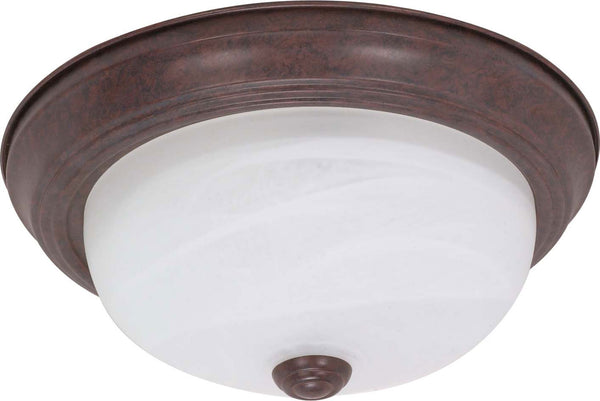 Nuvo Lighting - 60-205 - Two Light Flush Mount - Old Bronze from Lighting & Bulbs Unlimited in Charlotte, NC