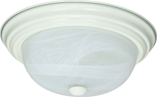 Nuvo Lighting - 60-222 - Two Light Flush Mount - Textured White from Lighting & Bulbs Unlimited in Charlotte, NC