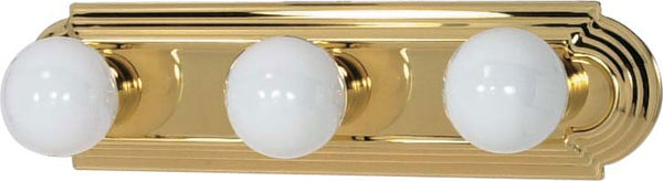 Nuvo Lighting - 60-308 - Three Light Vanity - Polished Brass from Lighting & Bulbs Unlimited in Charlotte, NC