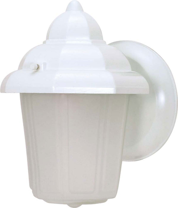 Nuvo Lighting - 60-639 - One Light Wall Lantern - Hood Lantern - White from Lighting & Bulbs Unlimited in Charlotte, NC