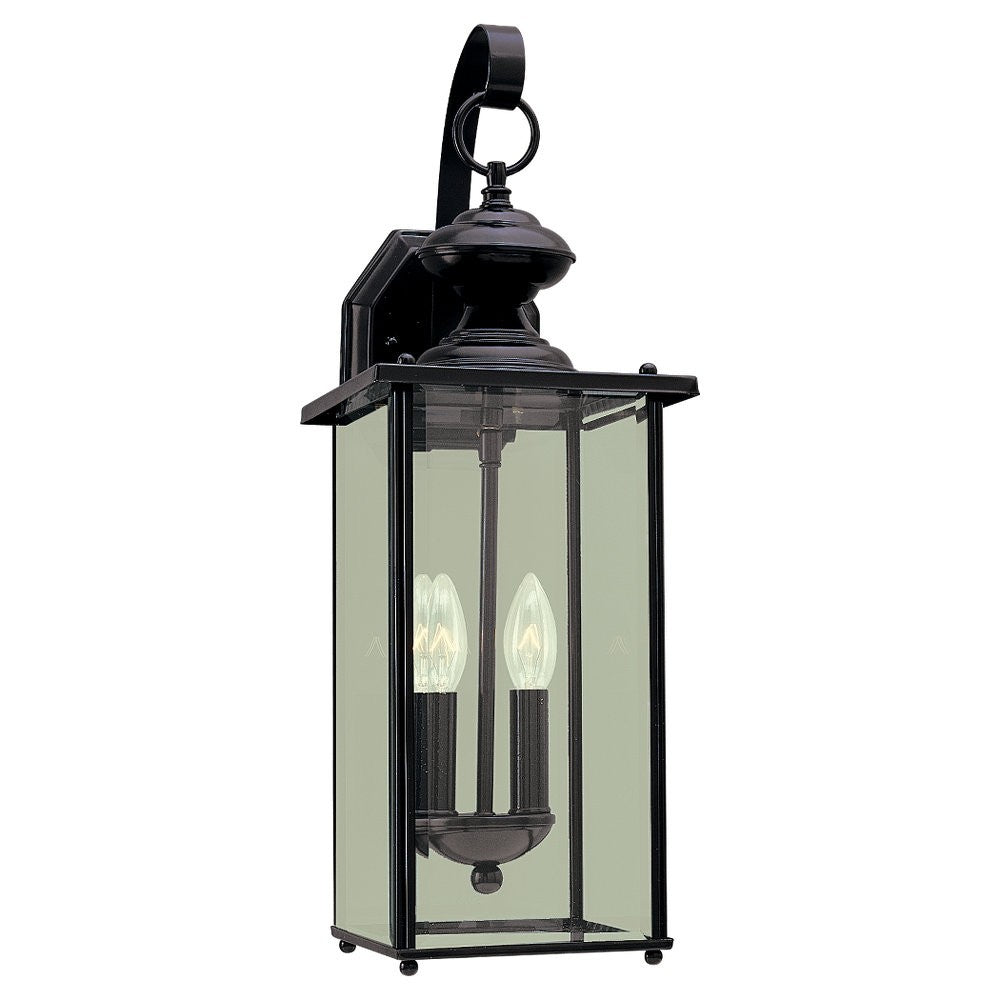 Generation Lighting - 8468-12 - Two Light Outdoor Wall Lantern - Jamestowne - Black from Lighting & Bulbs Unlimited in Charlotte, NC