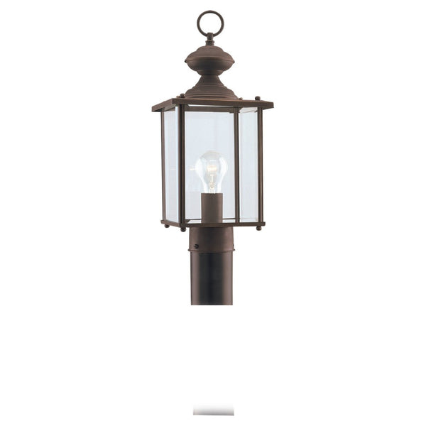 Generation Lighting - 8257-71 - One Light Outdoor Post Lantern - Jamestowne - Antique Bronze from Lighting & Bulbs Unlimited in Charlotte, NC