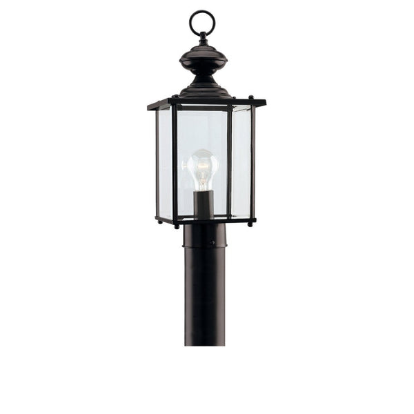 Generation Lighting - 8257-12 - One Light Outdoor Post Lantern - Jamestowne - Black from Lighting & Bulbs Unlimited in Charlotte, NC