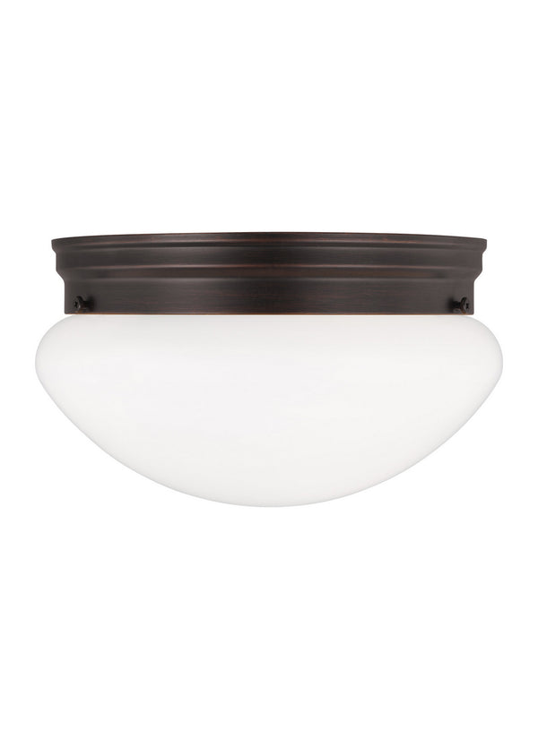 Generation Lighting - 5328-710 - Two Light Flush Mount - Webster - Bronze from Lighting & Bulbs Unlimited in Charlotte, NC
