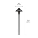 LED Pierced Dome from the Landscape Led Collection by Kichler