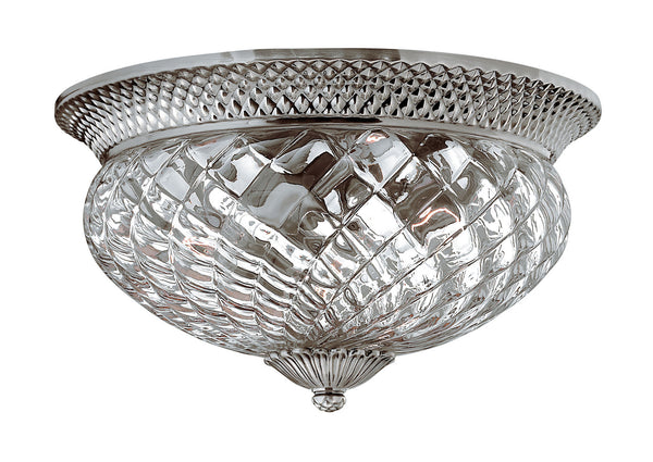 Hinkley - 4881PL - LED Flush Mount - Plantation - Polished Antique Nickel from Lighting & Bulbs Unlimited in Charlotte, NC