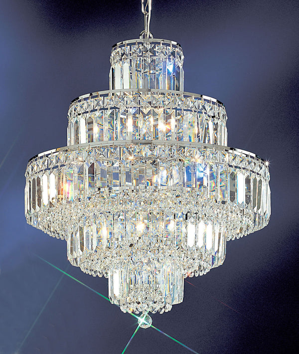 Classic Lighting - 1601 CH CP - 12 Light Chandelier - Ambassador - Chrome from Lighting & Bulbs Unlimited in Charlotte, NC