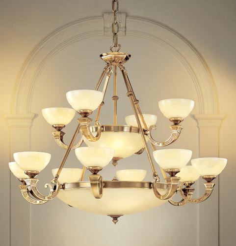 Classic Lighting - 5624 ABZ - 18 Light Chandelier - Mallorca - Antique Bronze from Lighting & Bulbs Unlimited in Charlotte, NC
