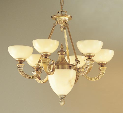 Classic Lighting - 5625 ABZ - Seven Light Chandelier - Mallorca - Antique Bronze from Lighting & Bulbs Unlimited in Charlotte, NC