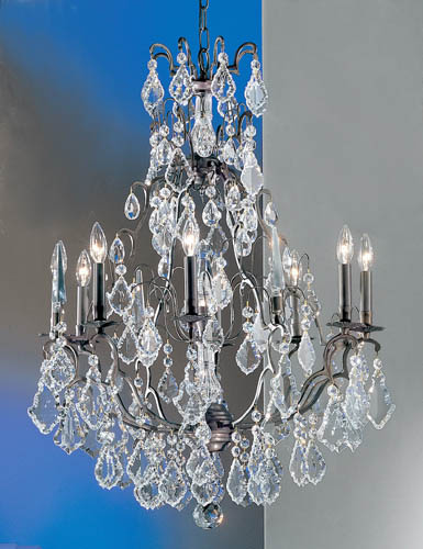 Classic Lighting - 8009 AB - Nine Light Chandelier - Versailles - Antique Bronze from Lighting & Bulbs Unlimited in Charlotte, NC