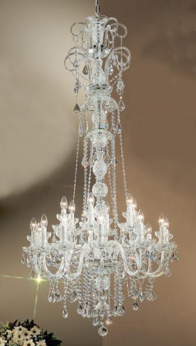 Classic Lighting - 8270 CH C - 18 Light Chandelier - Bohemia - Chrome from Lighting & Bulbs Unlimited in Charlotte, NC
