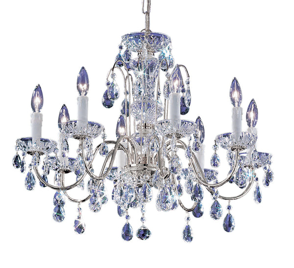 Classic Lighting - 8378 CH I - Eight Light Chandelier - Daniele - Chrome from Lighting & Bulbs Unlimited in Charlotte, NC