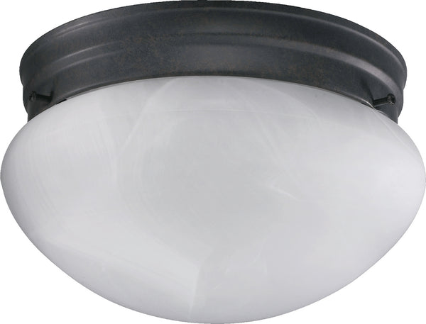 Quorum - 3021-6-44 - One Light Ceiling Mount - 3021 Faux Alabaster Mushrooms - Toasted Sienna from Lighting & Bulbs Unlimited in Charlotte, NC