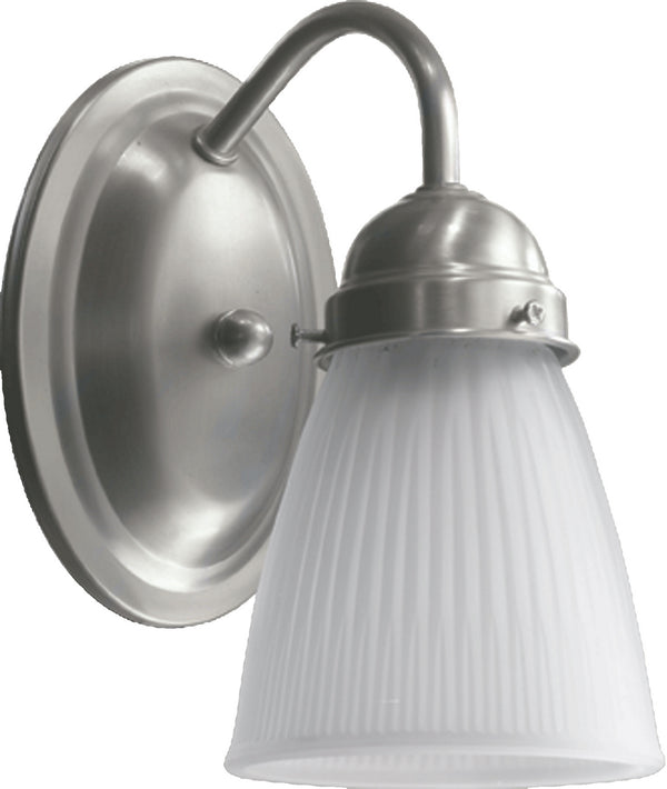 Quorum - 5403-1-165 - One Light Wall Mount - 5403 Lighting Series - Satin Nickel from Lighting & Bulbs Unlimited in Charlotte, NC