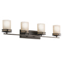 Four Light Bath from the Hendrik Collection in Olde Bronze Finish by Kichler