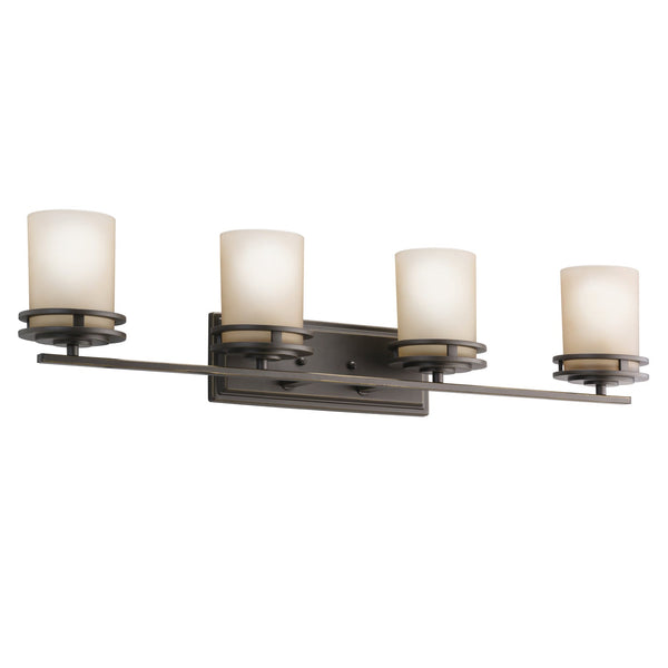 Four Light Bath from the Hendrik Collection in Olde Bronze Finish by Kichler