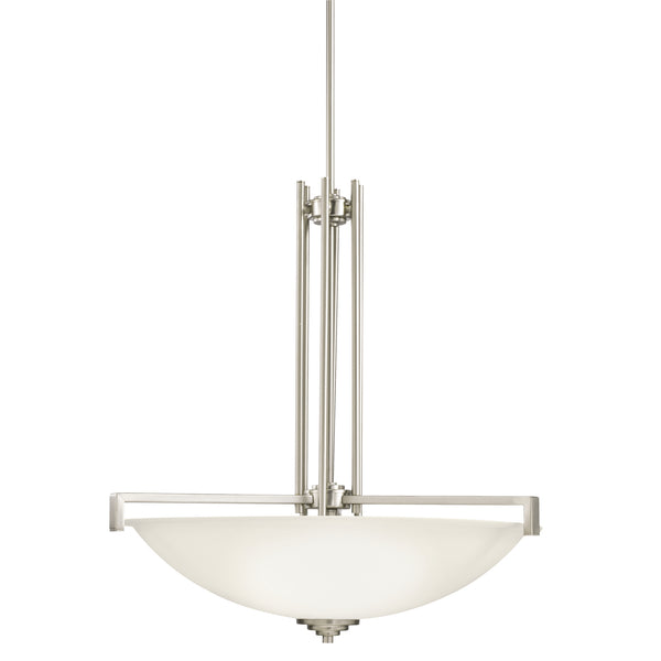 Kichler - 3299NI - Four Light Pendant - Eileen - Brushed Nickel from Lighting & Bulbs Unlimited in Charlotte, NC