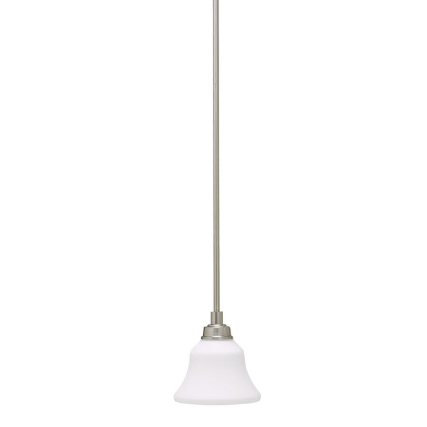 Kichler - 3482NI - One Light Mini Pendant - Langford - Brushed Nickel from Lighting & Bulbs Unlimited in Charlotte, NC
