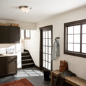 Two Light Flush Mount from the No Family Collection in Brushed Nickel Finish by Kichler