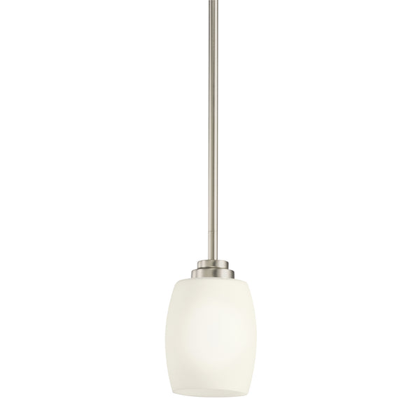 Kichler - 3497NI - One Light Mini Pendant - Eileen - Brushed Nickel from Lighting & Bulbs Unlimited in Charlotte, NC