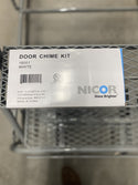Nicor 18001 Deluxe 2-Door Chime Kit, w/ 2 Lighted Pushbuttons & 10VA Transformer, White (Final Sale)