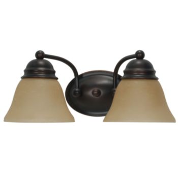 Nuvo Lighting - 60-1271 - Two Light Vanity - Empire - Mahogany Bronze / Champagne from Lighting & Bulbs Unlimited in Charlotte, NC