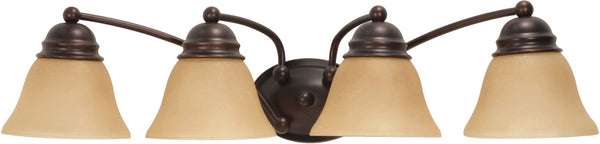 Nuvo Lighting - 60-1273 - Four Light Vanity - Empire - Mahogany Bronze from Lighting & Bulbs Unlimited in Charlotte, NC