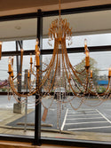 15 Light Chandelier from the Arcadia Collection in Antique Gold Finish by Crystorama (Clearance Display, Final Sale)