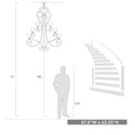 15 Light Chandelier from the Heartwood Collection in Burnt Sienna Finish by Golden