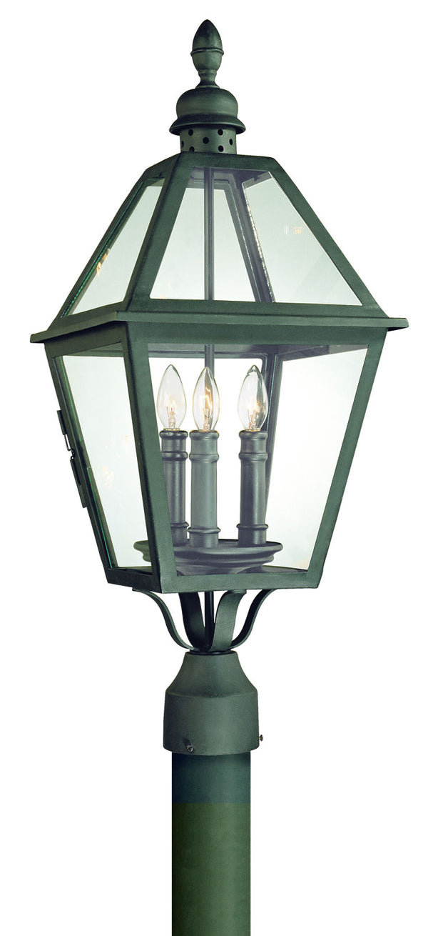 Troy Lighting - P9625NB - Three Light Post Lantern - Townsend - Natural Bronze from Lighting & Bulbs Unlimited in Charlotte, NC
