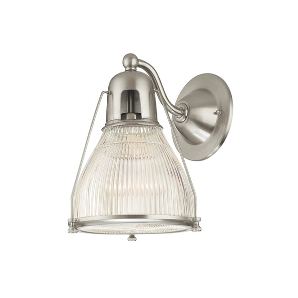 Hudson Valley - 7301-SN - One Light Wall Sconce - Haverhill - Satin Nickel from Lighting & Bulbs Unlimited in Charlotte, NC