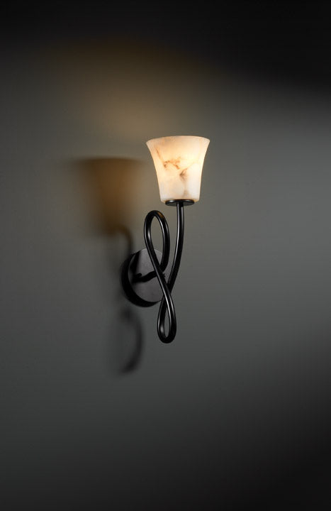 Justice Designs - FAL-8911-20-MBLK - Wall Sconce - LumenAria - Matte Black from Lighting & Bulbs Unlimited in Charlotte, NC