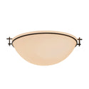 Three Light Semi-Flush Mount from the Moonband Collection by Hubbardton Forge