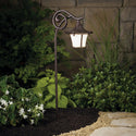 One Light Path & Spread from the Cotswold Collection in Aged Bronze Finish by Kichler