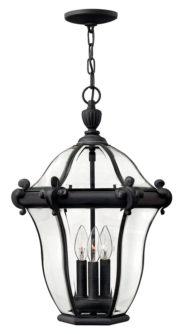 Hinkley - 2442MB - LED Hanging Lantern - San Clemente - Museum Black from Lighting & Bulbs Unlimited in Charlotte, NC