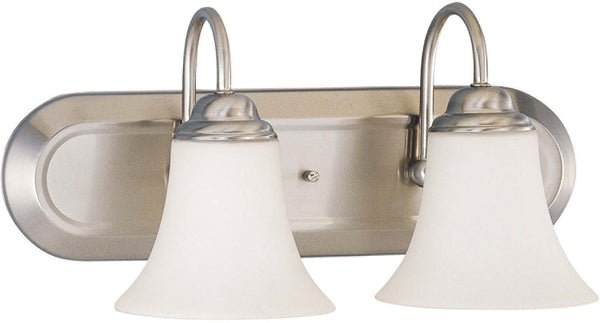 Nuvo Lighting - 60-1833 - Two Light Vanity - Dupont - Brushed Nickel from Lighting & Bulbs Unlimited in Charlotte, NC