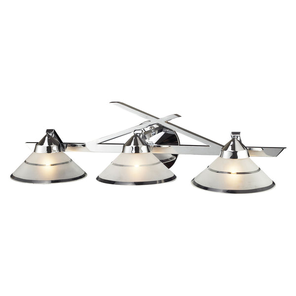 ELK Home - 1472/3 - Three Light Vanity - Refraction - Polished Chrome from Lighting & Bulbs Unlimited in Charlotte, NC