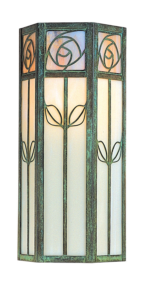 Arroyo - SCW-16GWC-VP - One Light Wall Mount - Saint Clair - Verdigris Patina from Lighting & Bulbs Unlimited in Charlotte, NC
