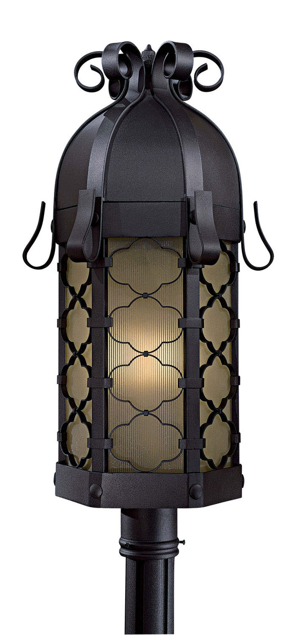 Minka-Lavery - 9246-66-PL - One Light Outdoor Post Mount - Montalbo - Coal from Lighting & Bulbs Unlimited in Charlotte, NC